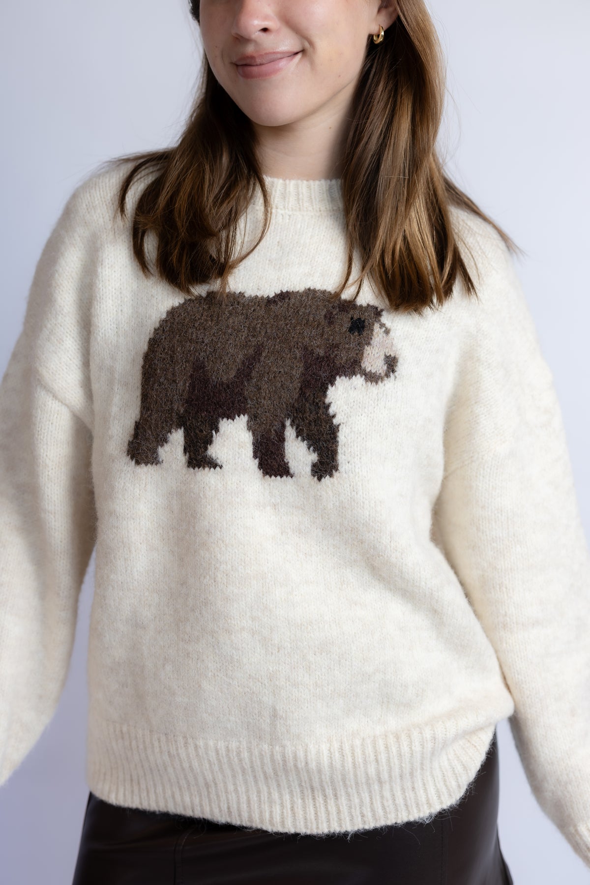 Grizzly Intarsia Sweater