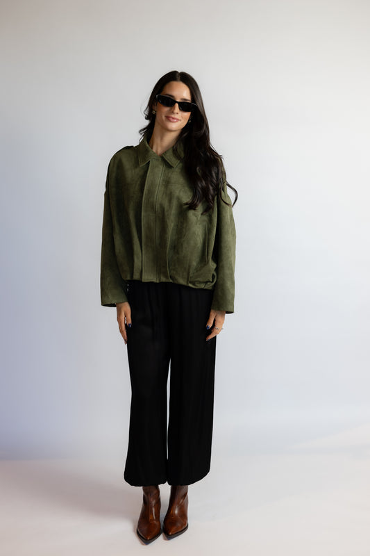 Speak Too Soon Suede Jacket