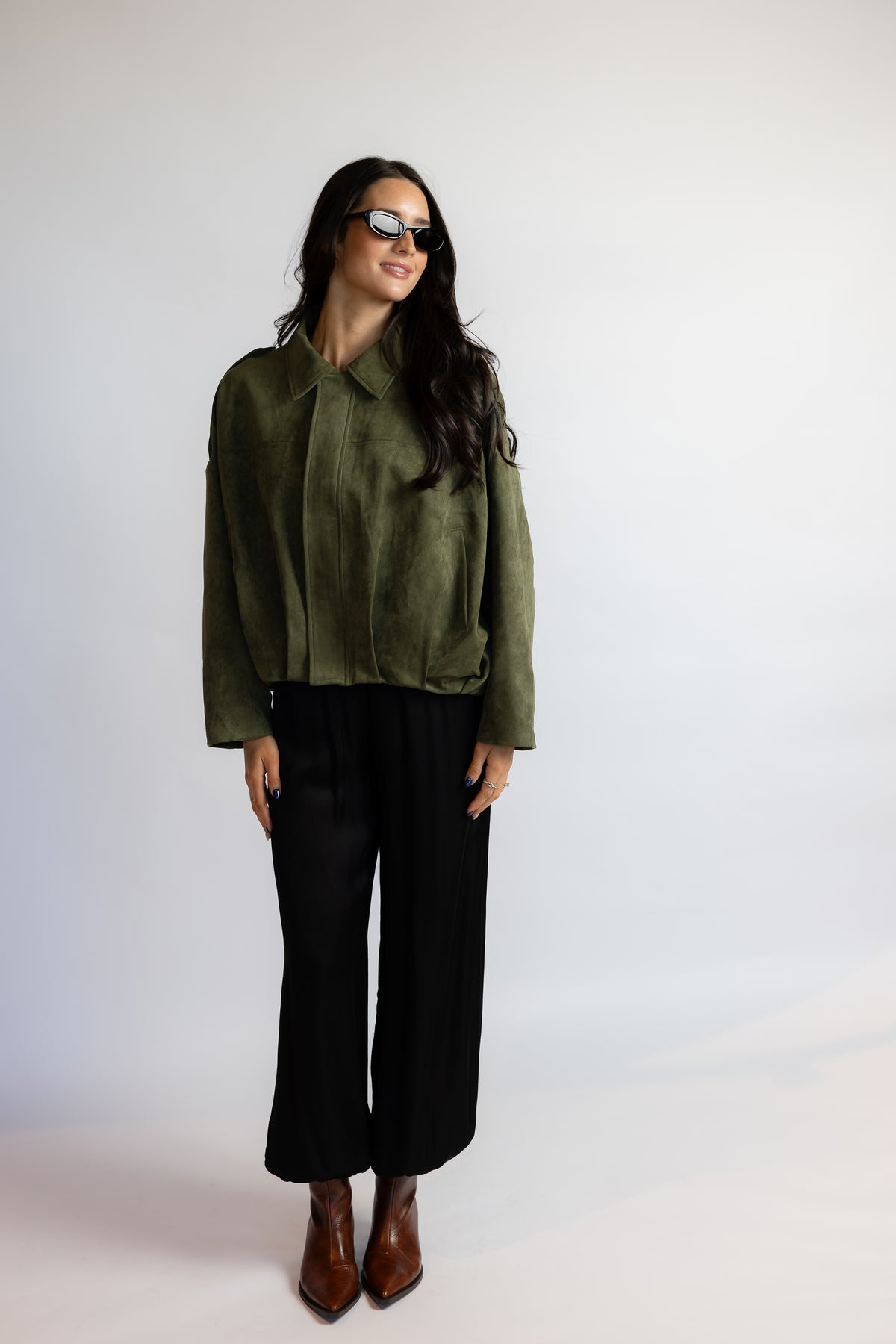 Speak Too Soon Suede Jacket