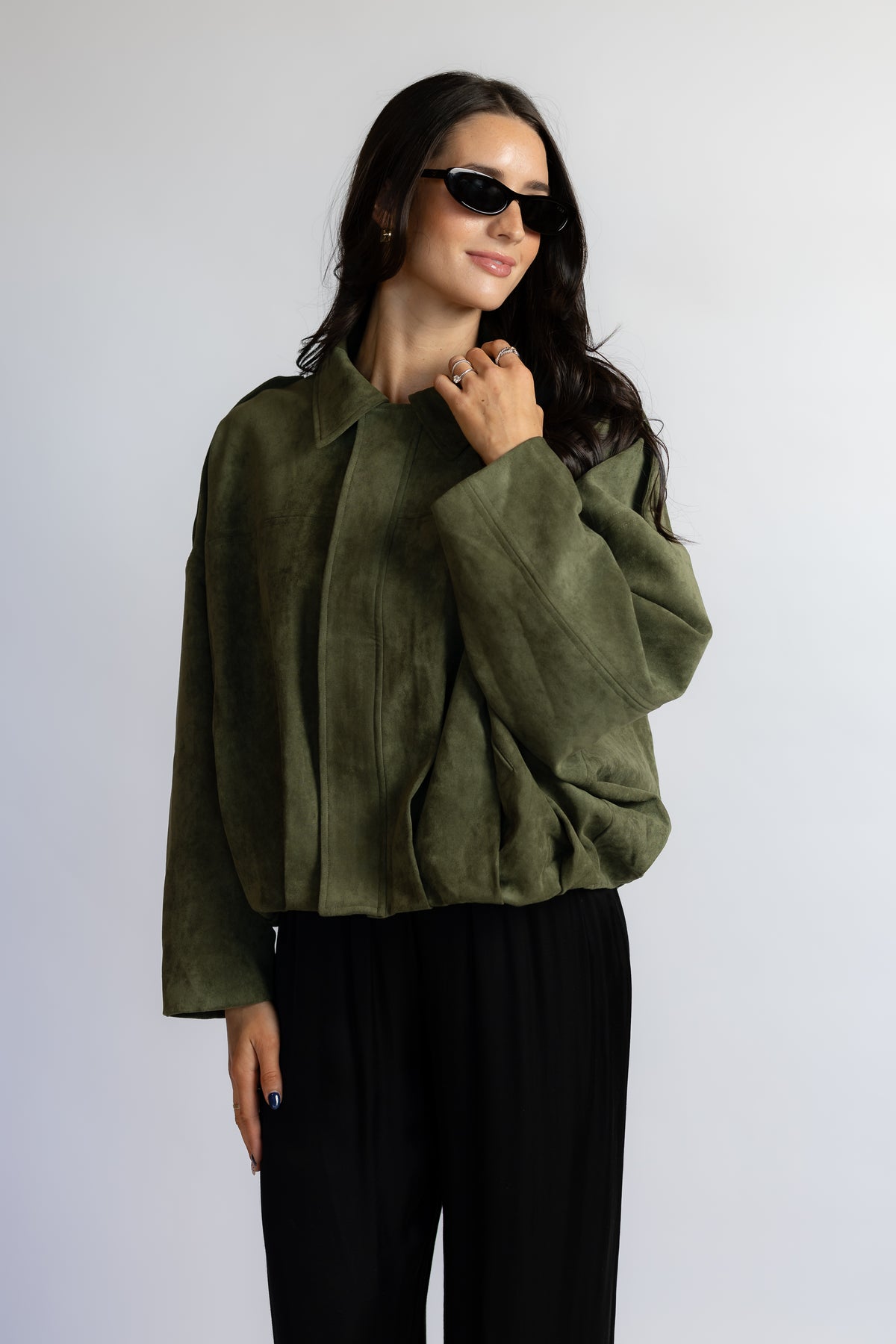 Speak Too Soon Suede Jacket
