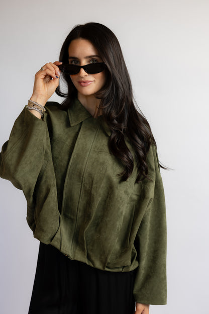Speak Too Soon Suede Jacket