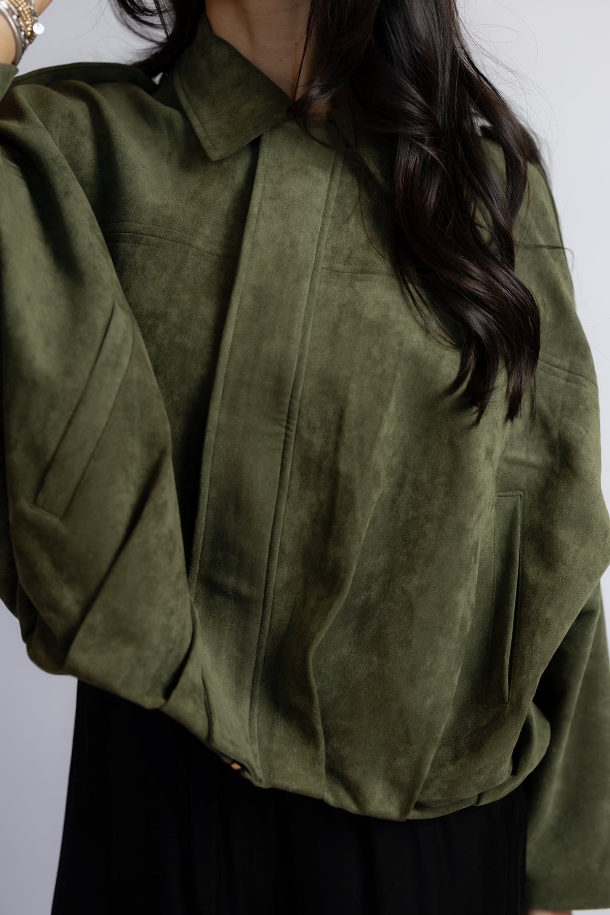Speak Too Soon Suede Jacket