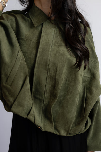 Speak Too Soon Suede Jacket