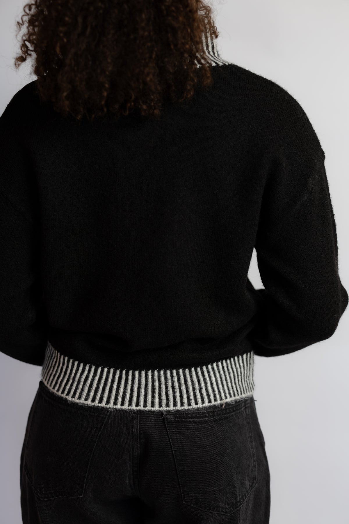Stacey Contrast Rib Sweater