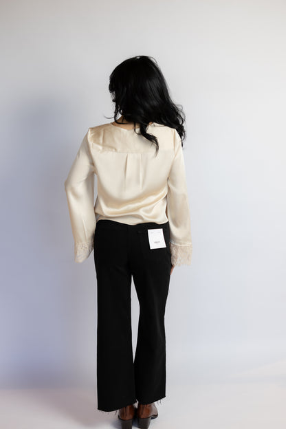 Darlin Lace Trim Blouse