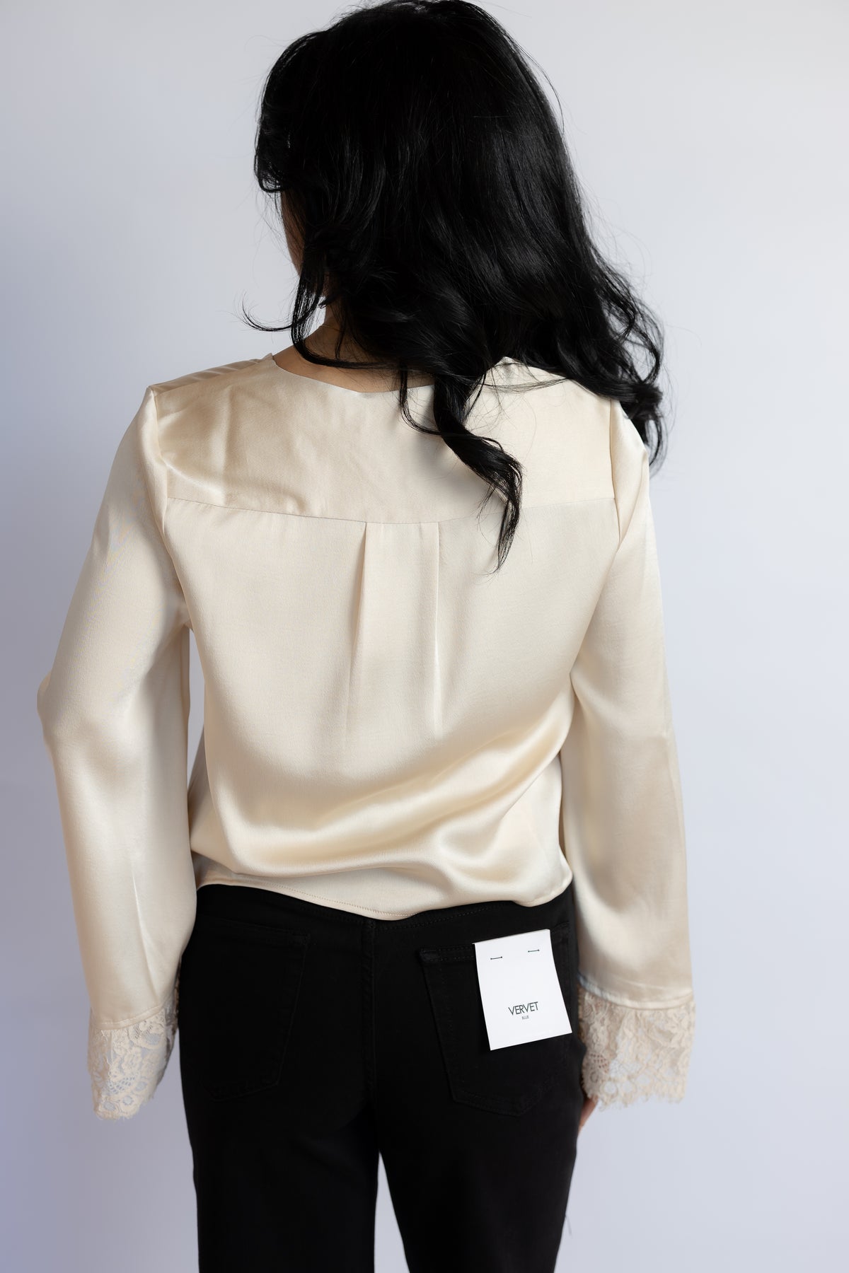 Darlin Lace Trim Blouse