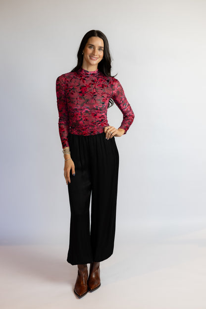 Velvet Rebellion Mock Neck