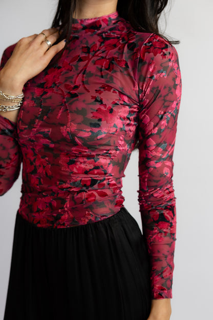 Velvet Rebellion Mock Neck