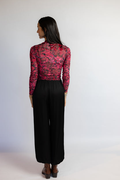 Velvet Rebellion Mock Neck