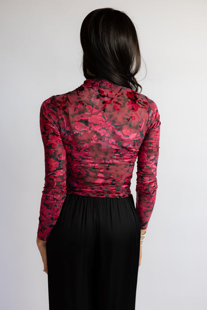 Velvet Rebellion Mock Neck