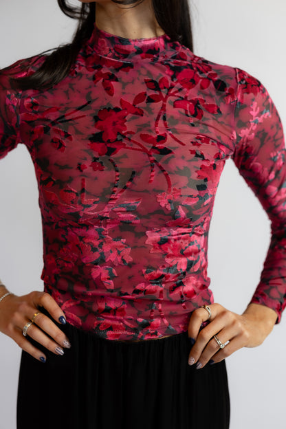 Velvet Rebellion Mock Neck