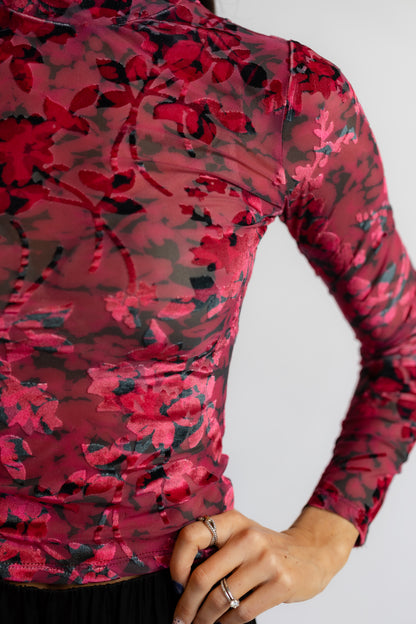 Velvet Rebellion Mock Neck