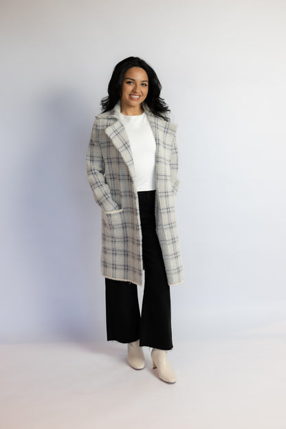 Marlo Plaid Coat