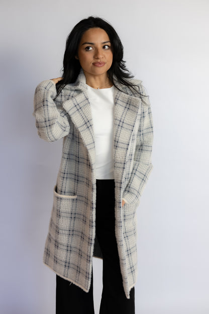 Marlo Plaid Coat