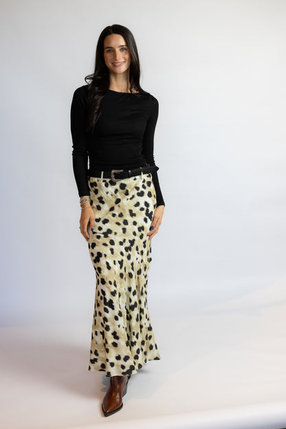 Ronan Boat Neck Knit Top Black