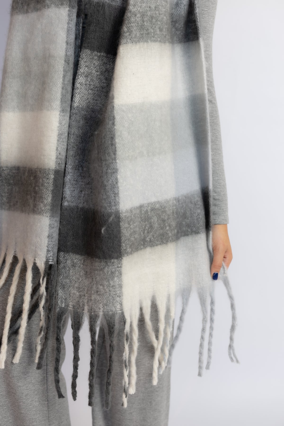 Plaid I Met You Scarf
