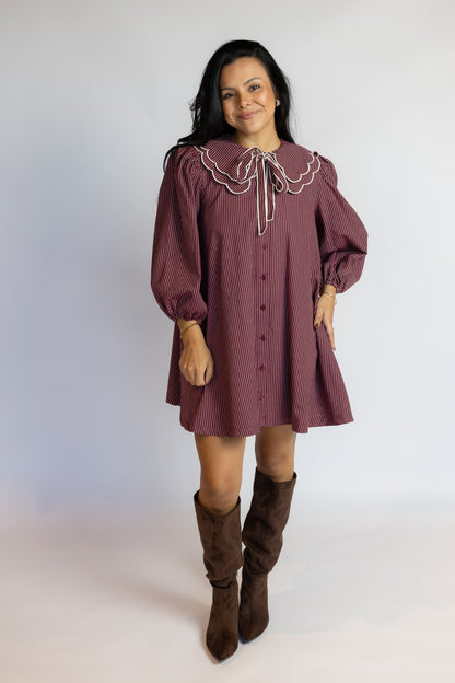 The Perfect Piece Collar Mini Dress
