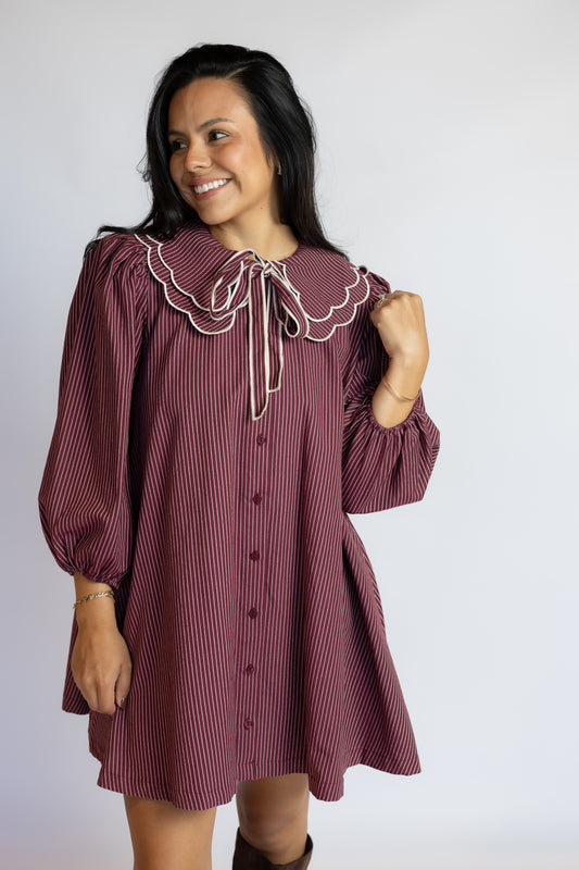 The Perfect Piece Collar Mini Dress
