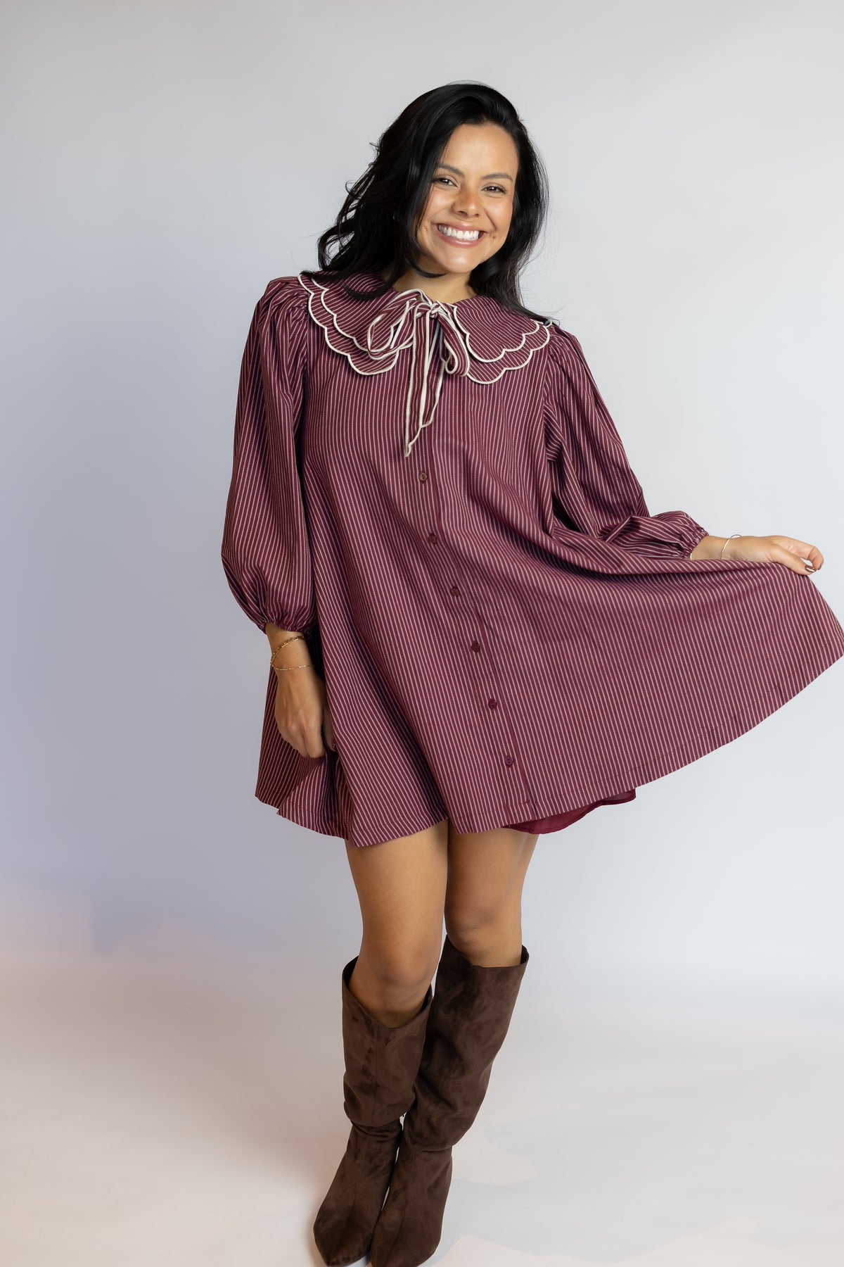 The Perfect Piece Collar Mini Dress