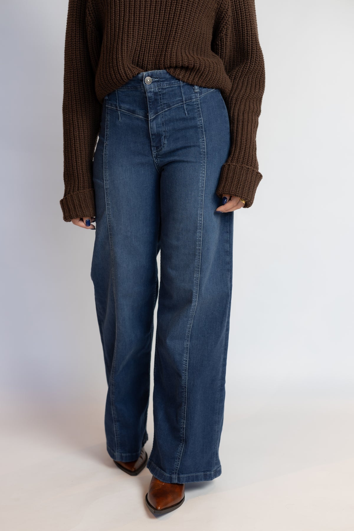 Libre Wide Leg Denim Lock And Key