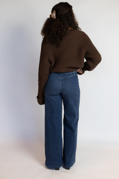 Libre Wide Leg Denim Lock And Key