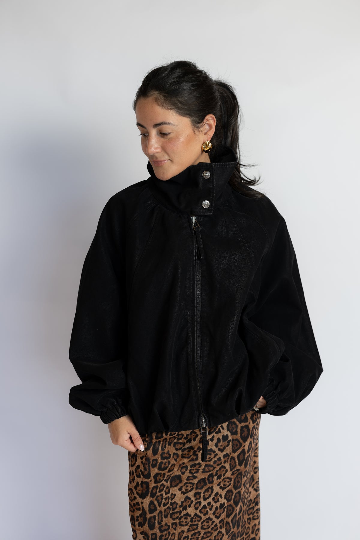 Chelsea Vegan Suede Jacket
