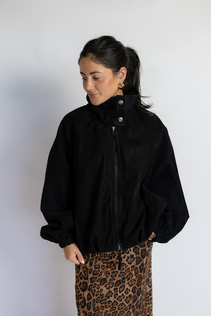 Chelsea Vegan Suede Jacket