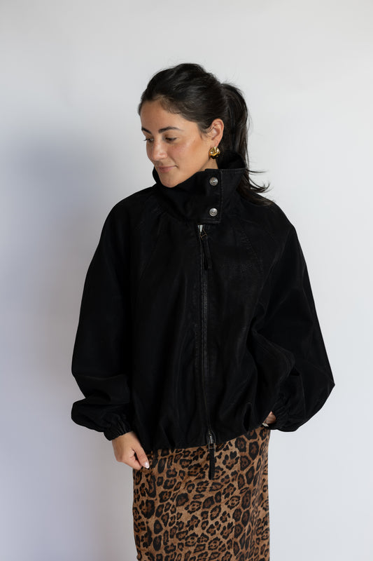 Chelsea Vegan Suede Jacket