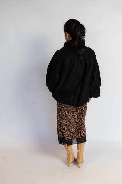 Chelsea Vegan Suede Jacket