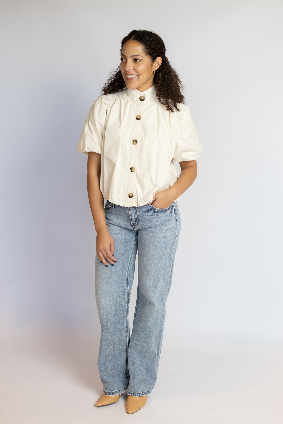Put Down Roots Button Up Top