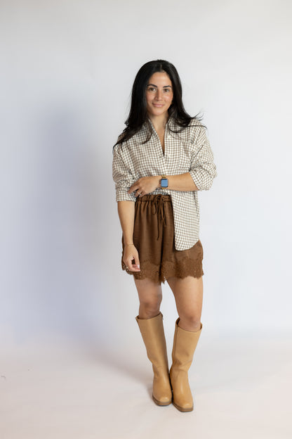 Bank Bar Lace Shorts