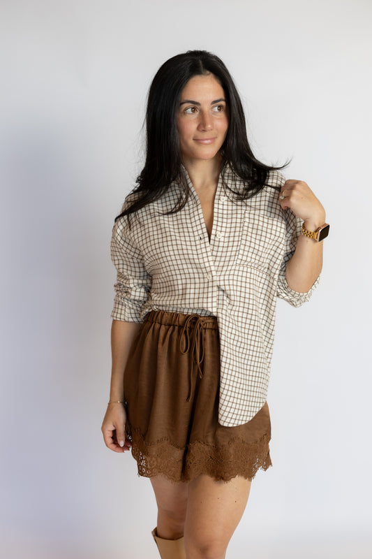 Bank Bar Lace Shorts