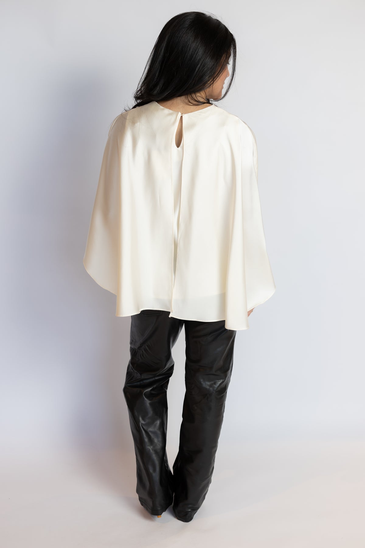 Fiona Cape Satin Top