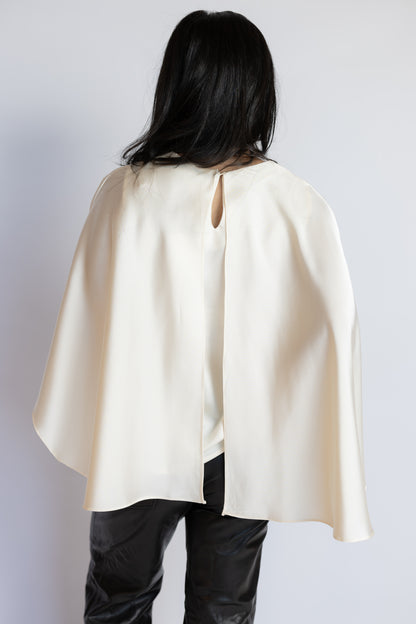 Fiona Cape Satin Top