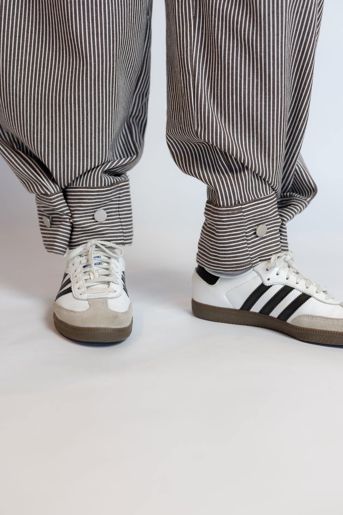 Allie Low Waist Pinstripe Pants