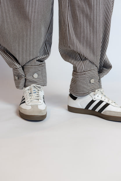 Allie Low Waist Pinstripe Pants
