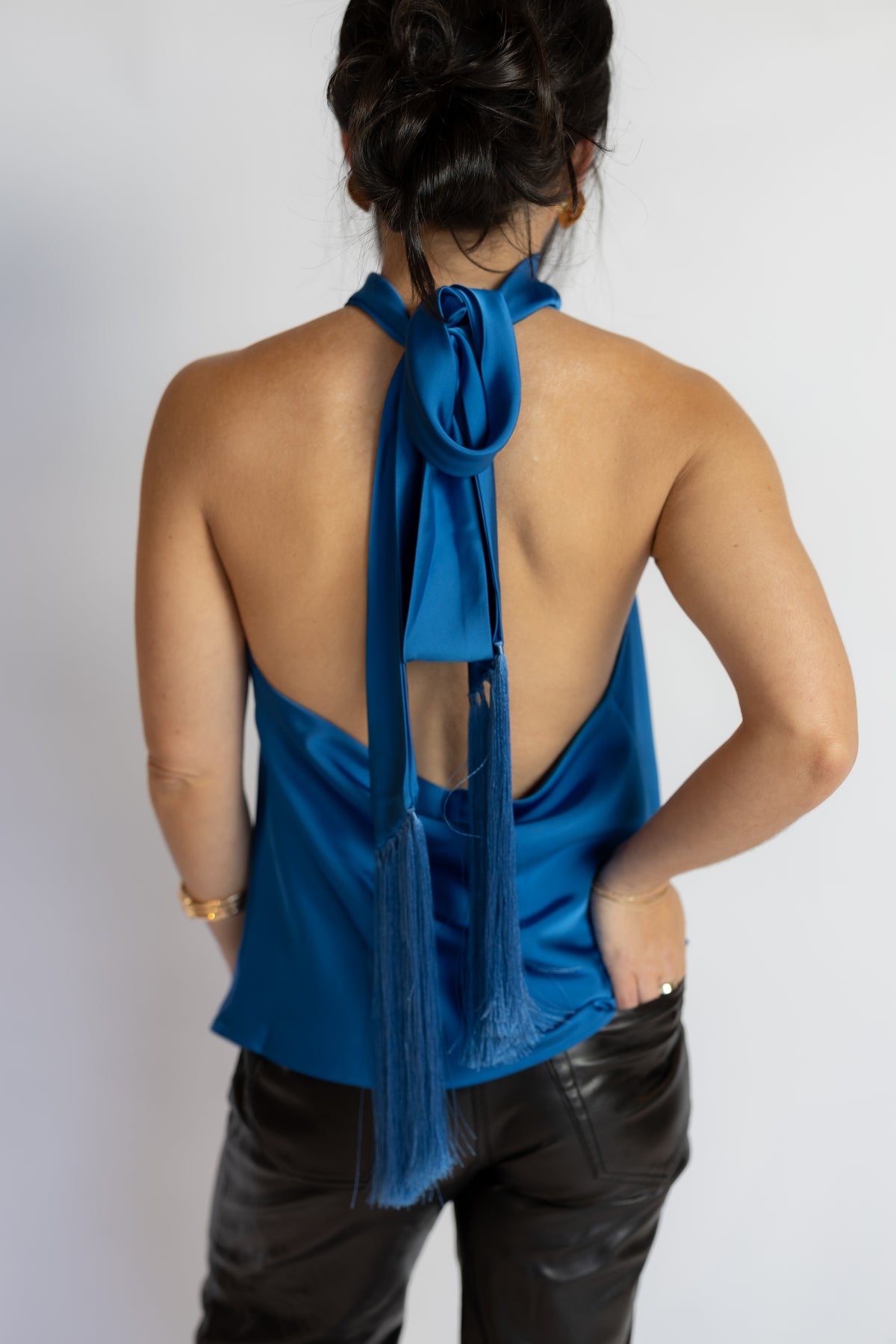 Helen Fringe Halter Top