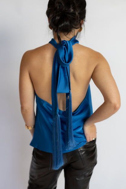 Helen Fringe Halter Top