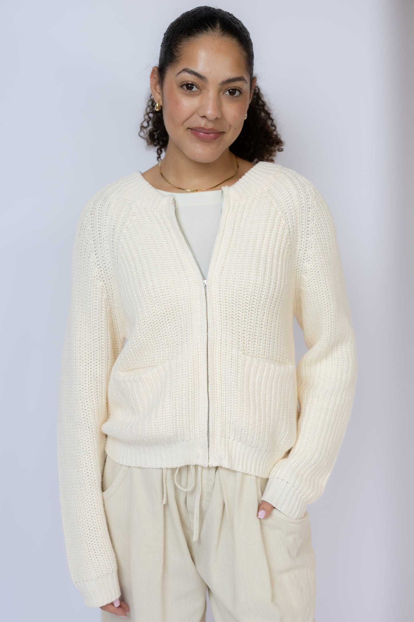 Weston Zip Up Sweater