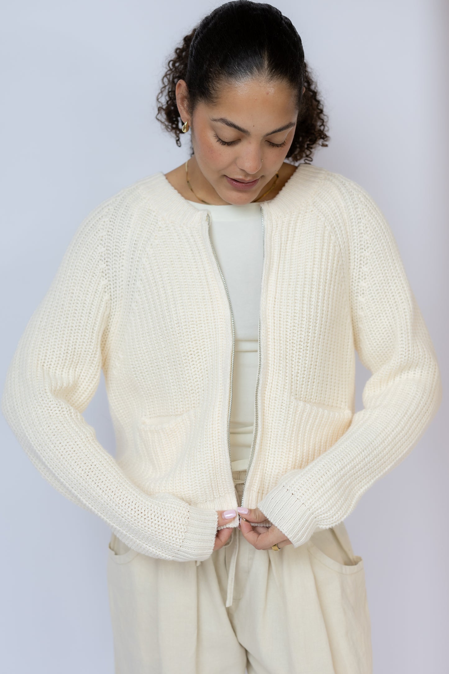 Weston Zip Up Sweater