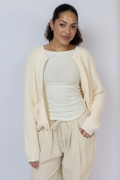 Weston Zip Up Sweater