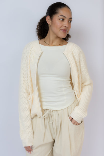 Weston Zip Up Sweater