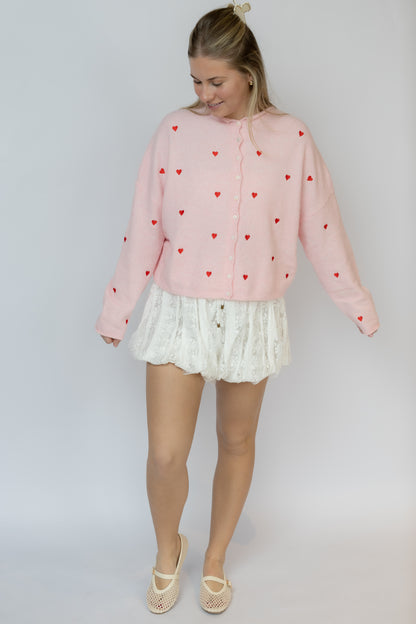 Heartstrings Button Cardigan