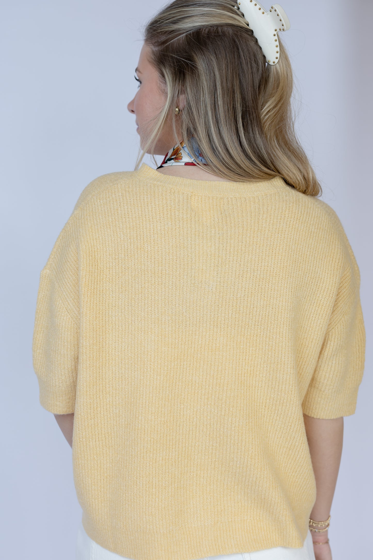 Tide Me Over Button Cardi