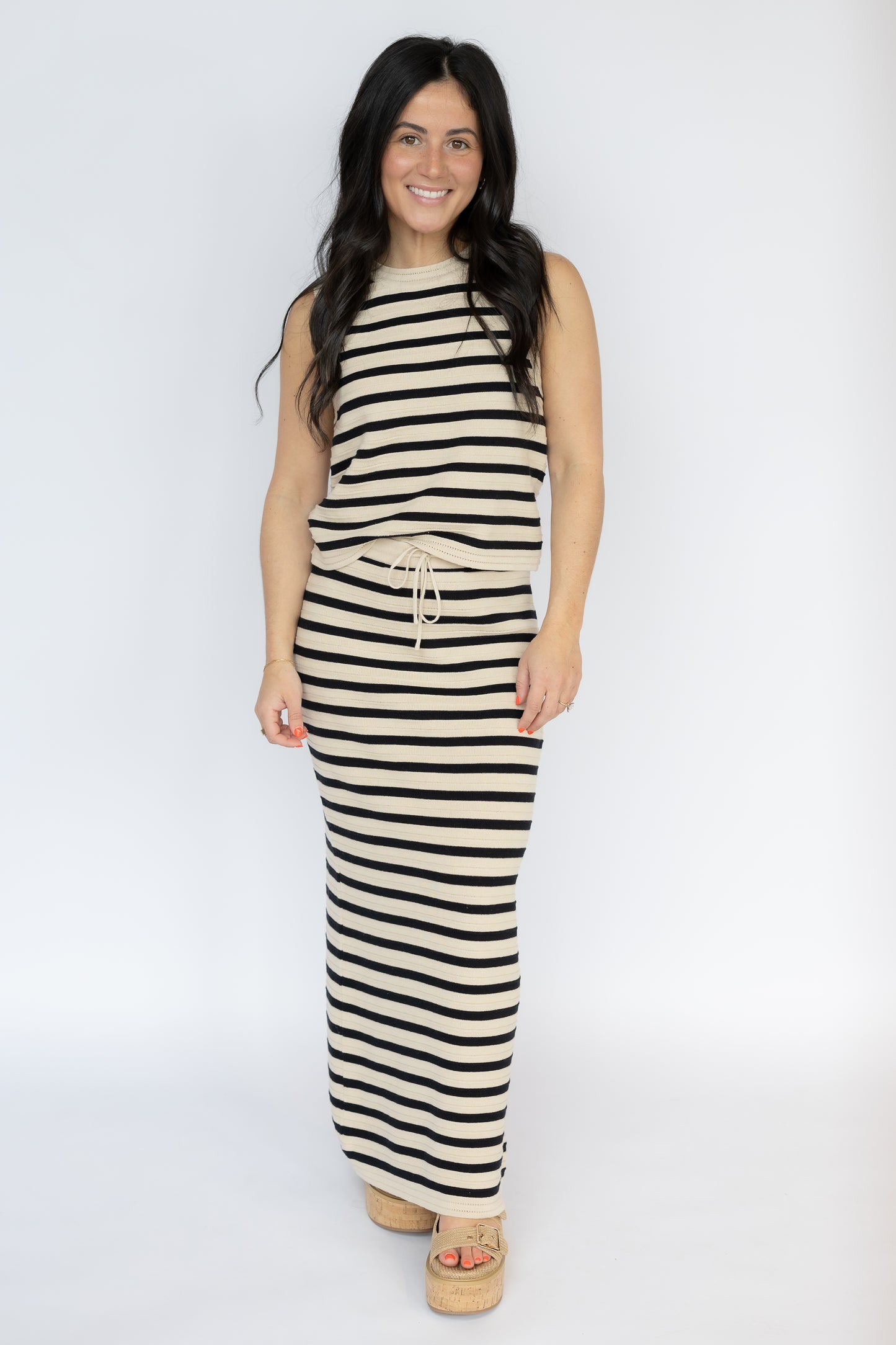 Emori Striped Skirt