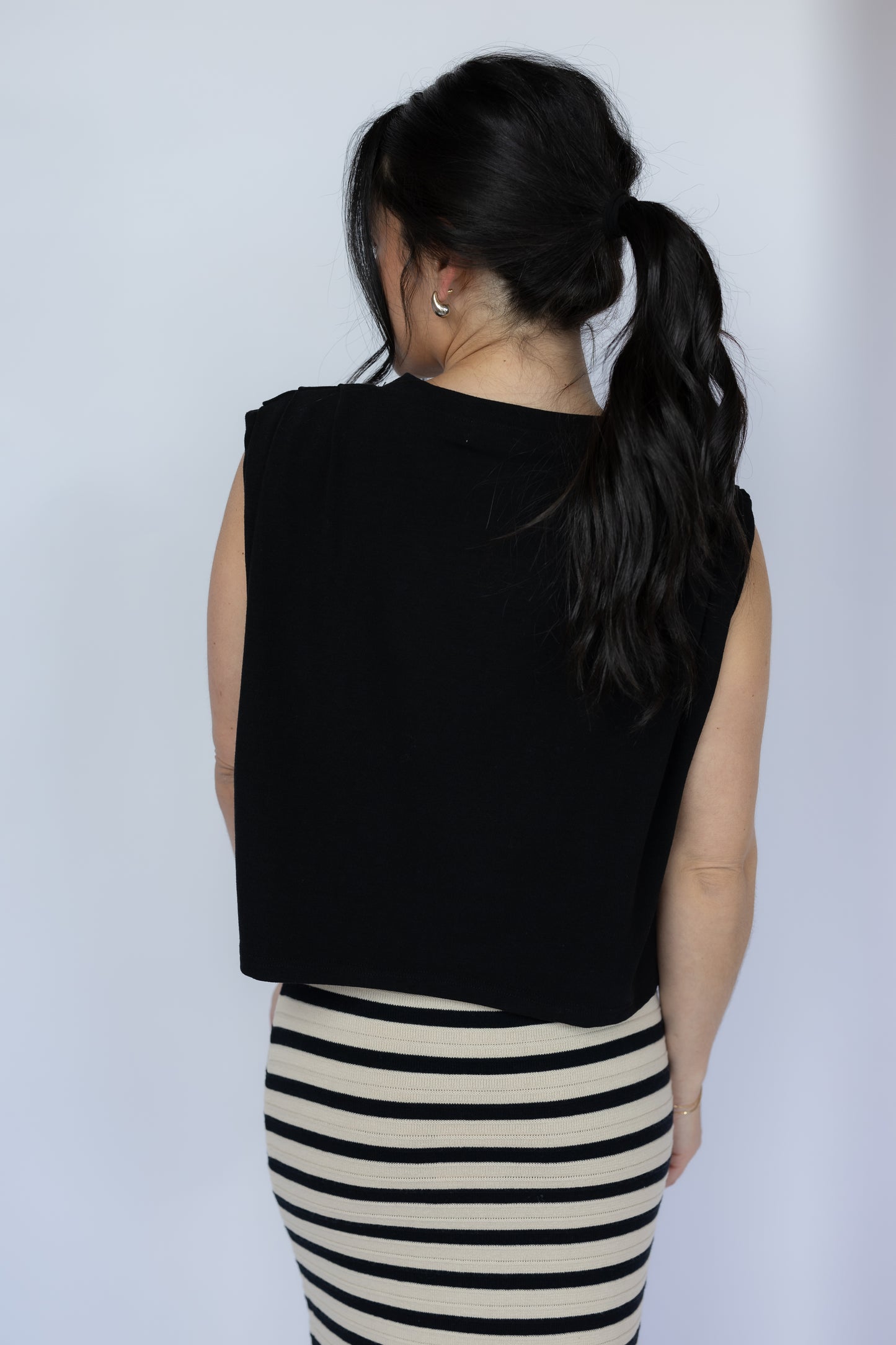 Statuesque Shirred Tank