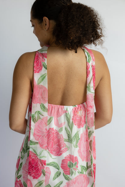 Gardenia Floral Scarf Dress