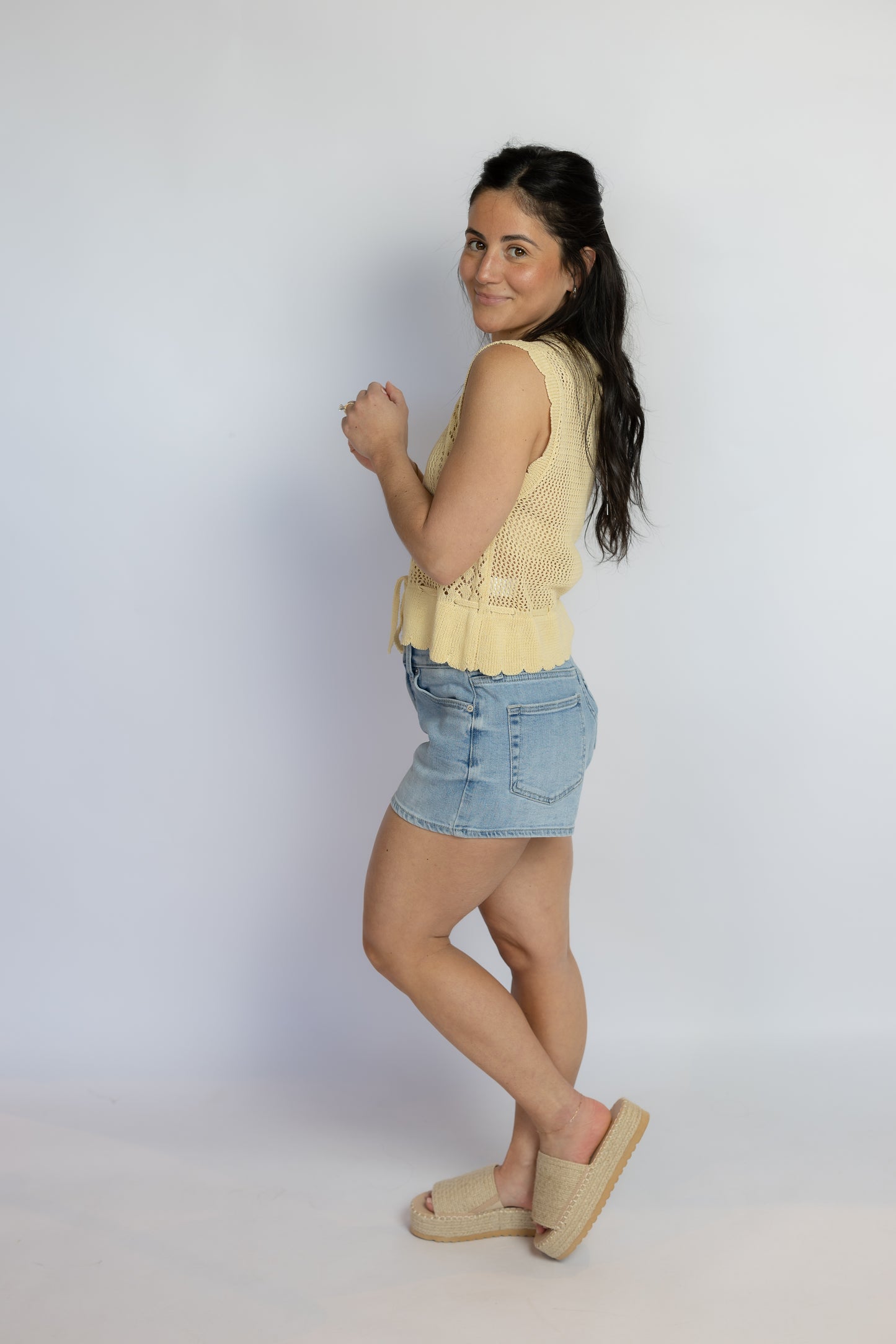 Jackie Loose Denim Shorts