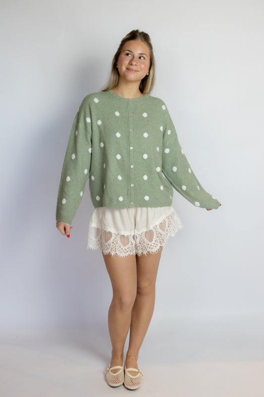 By My Side Polka Dot Cardigan