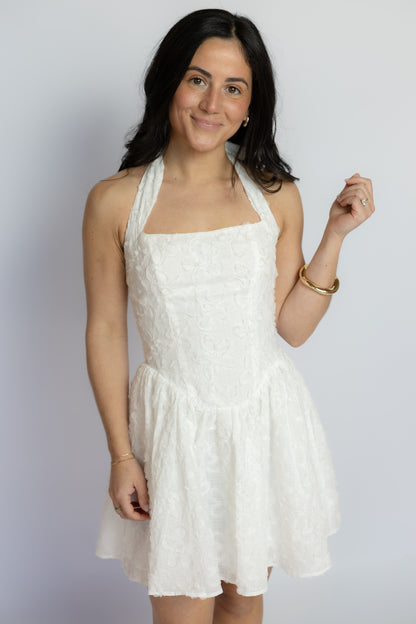 After Midnight Halter Mini Dress